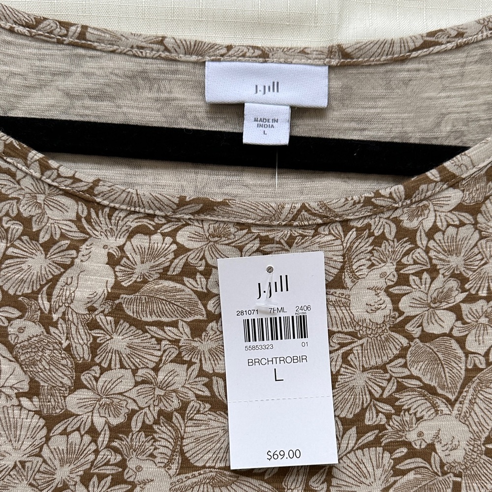 J. Jill Floral Tee - Picture 2 of 7